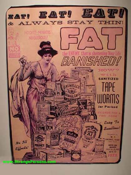 Lose weight by deliberately swallowing a tapeworm!